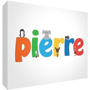 Little Helper PIERRE-A7BLK-15DE miniatuur-token voor baby's met de naam jongens, steen, 7,4 x 10,5 x 2 cm
