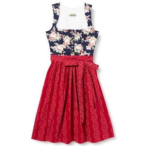 BERWIN & WOLFF TRACHT FOLKLORE LANDHAUS Dirndl pour femme, bleu marine, 46