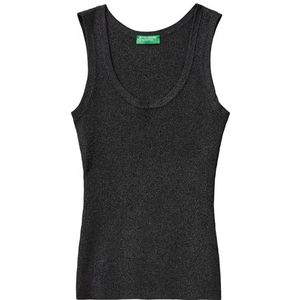 United Colors of Benetton Débardeur Femme, Noir 700, M