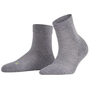 FALKE Cool Kick Sokken voor dames, ademend, sneldrogend, wit, zwart, meerdere kleuren, versterkt, zonder motief, pluche zool, 1 paar, grijs (Light Grey 3400)