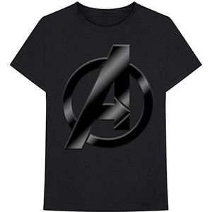 T-Shirt # Xl Unisex Black # Avengers Logo