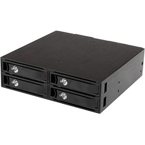 StarTech.com Backplane voor 4x SAS II / SATA III 6 Gb/s 2,5 inch harde schijven | Mobile 4x HDD / SSD met Hot-Swap (SATSASBP425)