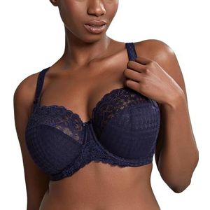 Panache Envy beha met volledige cups van kant, stretch, beha voor dames (1 stuk), Navy Blauw