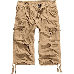 Brandit heren Korte broek met zakken Brandit Urban Legend 3/4 shorts, beige, 3XL