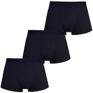 Ted Baker Set van 3 boxershorts voor heren, Navy Blauw