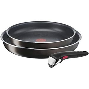 Tefal Ingenio Easy Plus Set Braadpannen + Afneembaar Handvat 24/28CM