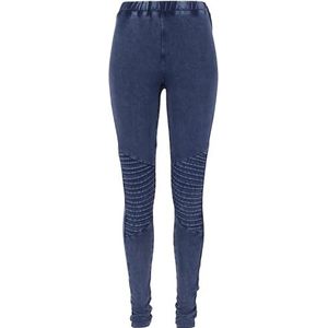 Urban Classics Sportlegging voor dames in jersey- leggings voor dames met jeanslook, in 3 kleuren, maten XS-5XL., Indigo