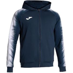 Joma Elite Xi Sweatshirt met capuchon voor heren, Navy / Wit