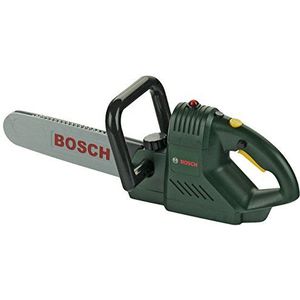 Theo Klein 8430 Bosch kettingzaag I Speelgoedzaag op batterijen met echte zaaggeluiden en knipperlicht I Speelgoed voor kinderen vanaf 3 jaar