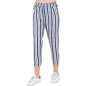 Bonateks, Pantalon court coupe étroite avec poches et taille élastique, taille 40, taille américaine : L, blanc, fabriqué en Italie, Blanc., 42