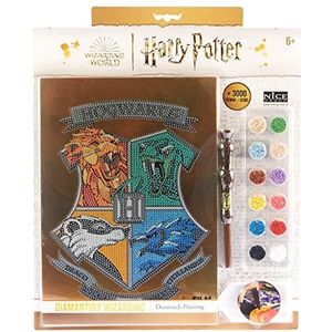 DIAMANTINY Harry Potter kit voor tekeningen, kristal, kunst, diamond painting, 1 afbeelding in A4-formaat, meerkleurig, maat S 21016