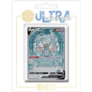 Zacian V GG48/GG70 Alternative Pokémon Gallery Secret - Ultraboost X zwaard en schild 12,5 Supreme Zenith - Doos met 10 Franse Pokémon-kaarten