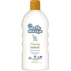 Melkmeisje Bad en Douche Honing, 2000 ml