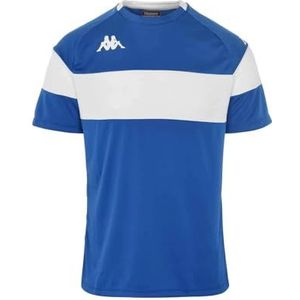 Kappa Dareto T-shirt voor heren, Blauw, Wit