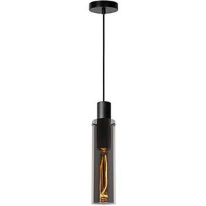 Lucide 74404/01/65 hanglamp, glas, 40 W, rook, zwart