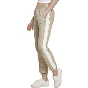 Urban Classics Damesbroek Piped Track Pants, Concrete / Electriclime