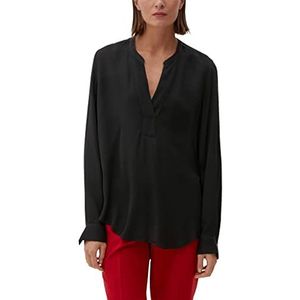 s.Oliver BLACK LABEL Blouse met lange mouwen, 36 aux femme black, 36, zwart.