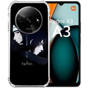 Cokitec Coque Renforcée pour Xiaomi Redmi A3 Manga Naruto Sasuke Itachi
