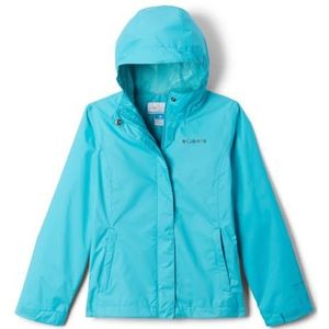 Columbia Youth Girls Arcadia 2 Jacket, Waterproof Rain Jacket, Geyser, XL