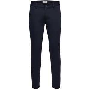 Only & Sons Onsmark Slim Gw 0209 Noos chinobroek voor heren, Nachtblauw.