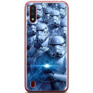 ERT GROUP Originele en gelicentieerde Star Wars Stormtrooper 011 beschermhoes in wit - perfect aangepast aan de vorm van de telefoon - TPU case