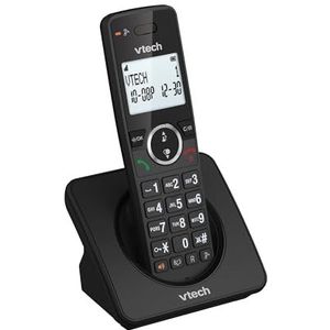 VTech ES2000 DECT draadloze telefoon met oproepvergrendeling, volumeregeling, nummerherkenning, 18 uur gesprekstijd, korte nummer, display en toetsenbord