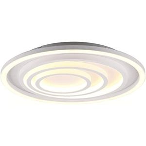 Trio Leuchten Kagawa 625815031 Led-plafondlamp, 40 W, metaal, mat wit, acryl met afstandsbediening
