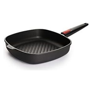 Woll - Nowo-Grillpan, vierkant, 28 cm, afneembare handgreep