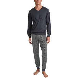 CALIDA Relax Swiss Edition pijamaset voor heren, Antraciet
