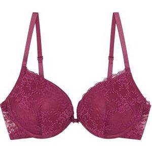 Women'secret Soutien-gorge push-up dos nu pour femme, rose, D, rose, D