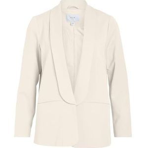 Vila Vivarone Blazer - Noos Korte blazer voor dames, Egret