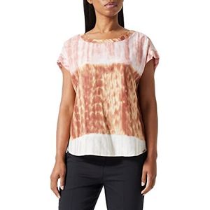 Q/S by s.Oliver blouse met korte mouwen blouse met korte mouwen dames, Oranje