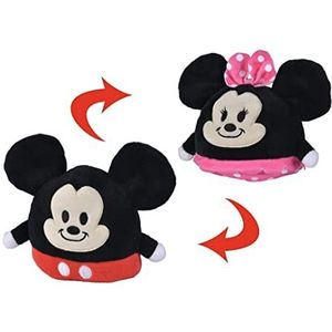 Disney - Mickey & Minnie, omgekeerd, 8 cm, knuffels, pluche, vanaf 0 maanden