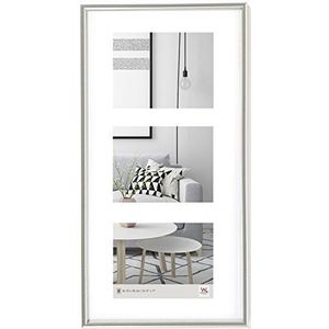 Walther Design KW338S Galeria fotolijst voor 3 foto's 13 x 18 cm, kunststof, wit