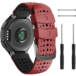 ANBEST Compatibel met Forerunner 235 / 735XT / 220 / 230 / 620 / 630 zachte siliconen reservearmband voor Garmin Forerunner 735XT Smart Watch