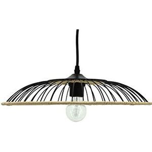 Lussiol 250535 Hanglamp, 40 W, metaal/rotan