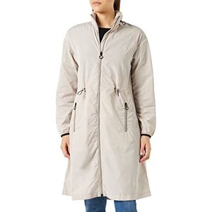 Armani Exchange Esssential, Mi-Long, Zippé, Taille Réglable, Logo Circulaire Parka Femme, Aura, XL