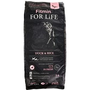 Fitmin Dog For Life Duck & Rice Hondenvoer, 14 kg