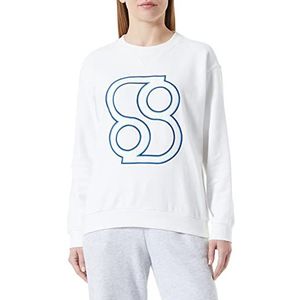 s.Oliver Sweatshirt met lange mouwen, wit, 40 dames, wit, 38, Wit