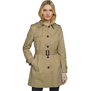 TOM TAILOR Basic trenchcoat voor dames, 11036 - Smoke Beige