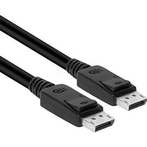 CLUB3D DisplayPort aansluitkabel DisplayPort-stekker 1.00m zwart CAC-2067 vuurvaste DisplayPort-kabel