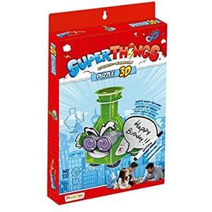 Eleven Force - 3D puzzel Superthings Professor K, groen en wit (15,78)