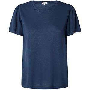 Pepe Jeans Niam dames T-shirt lichtblauw, XS, Lichtblauw