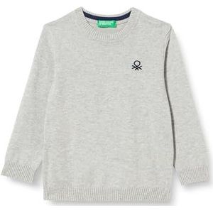 United Colors of Benetton Pull Unisexe-Adulte, Gris chiné moyen 501, 6 ans