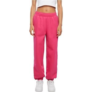 Urban Classics Pantalon de survêtement pour femme - Organic - Taille haute, Rose hibiscus, 3XL