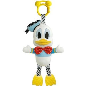 Clementoni Disney Baby Donald First Activities Donald Donald Knuffel Peuterspeelzaal, eerste activiteiten, pasgeboren man, speelwagen, tandvleesmassage, wasbaar, kleur, 17921