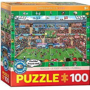 EuroGraphics Spot en vind Soccer Mo puzzel (100 stuks)