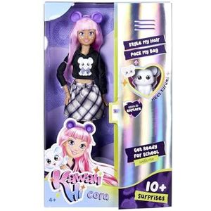 Aankleedpop - Roze Haar - Inclusief Speelaccessoires