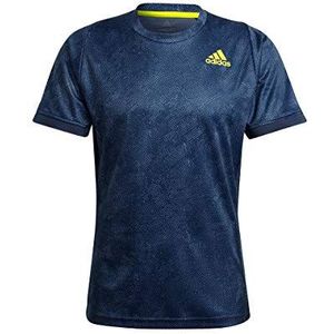 adidas FLFT PRNT PB T-shirt voor heren, meerkleurig (AzmaU/Amaaci/AZUri)