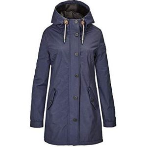 G.I.G.A. DX Dianora Casual Softshell Parka met capuchon, Navy Blauw